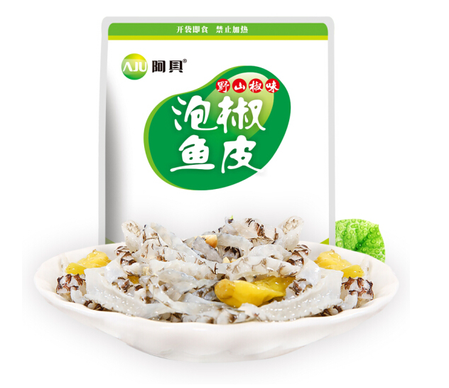 泡椒鱼皮1KG 开袋即食