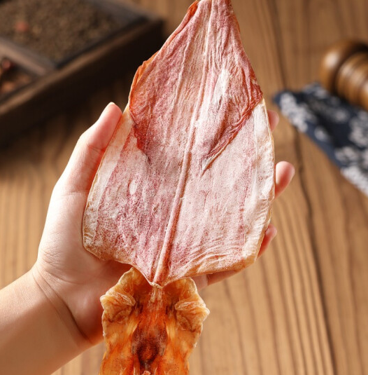 北海烧烤鱿鱼干芥末鱿鱼丝 250克共30-35条